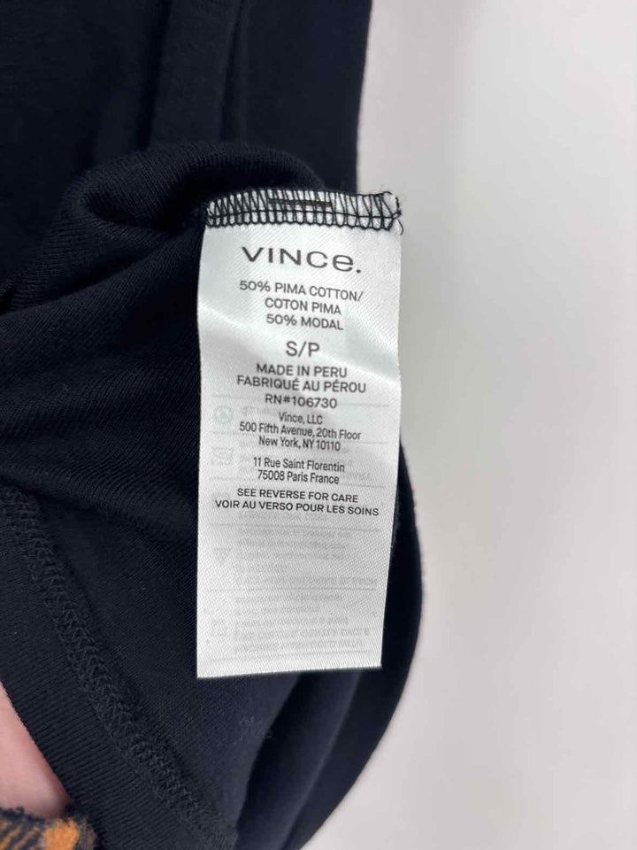Size S VINCE Navy Shirt