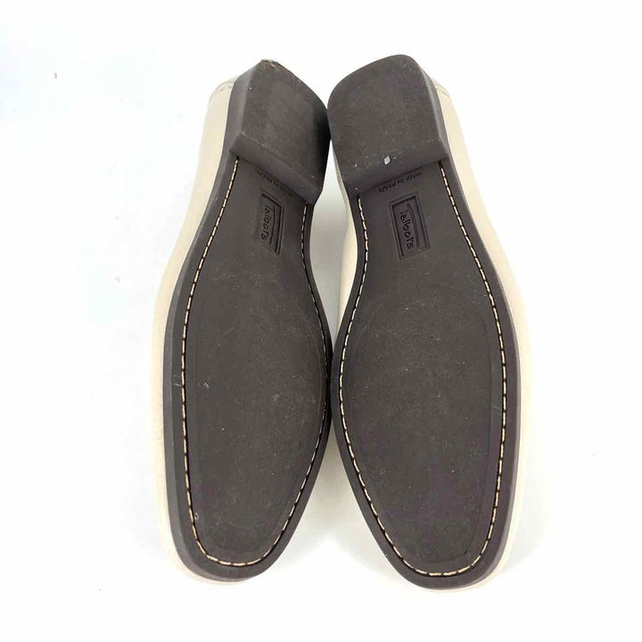 Shoe Size 9.5 Talbots Ivory Leather Loafers