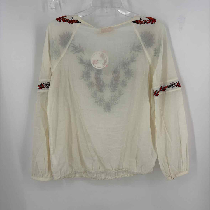 Size 0 Tory Burch Cream Shirt