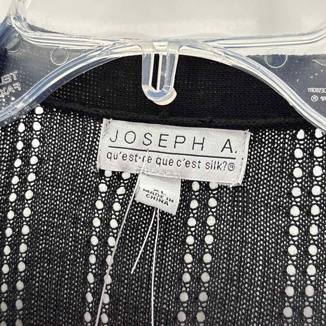 Size XL JOSEPH A Black Knit Sweater