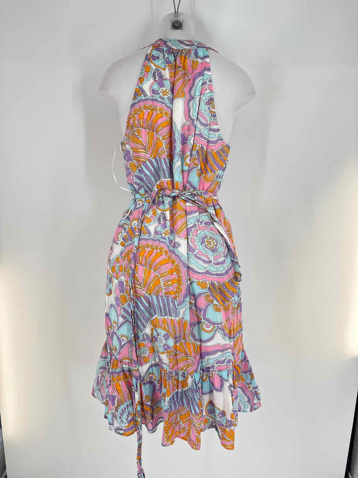 Size L TRINA TURK Multi-Color Dress