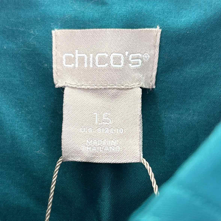 Size M Chico's Green Shirt