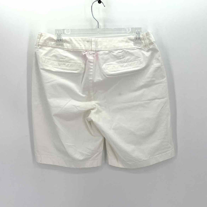 Size 8 J Crew White Shorts