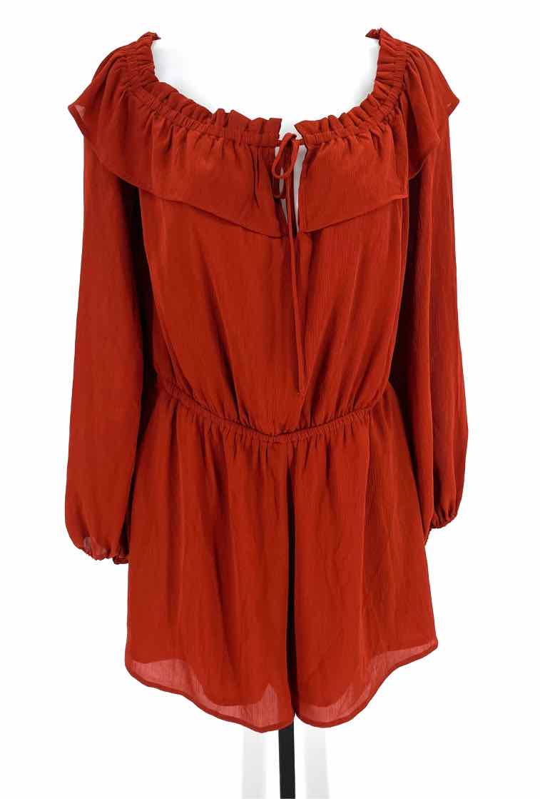 Size L Rust Romper