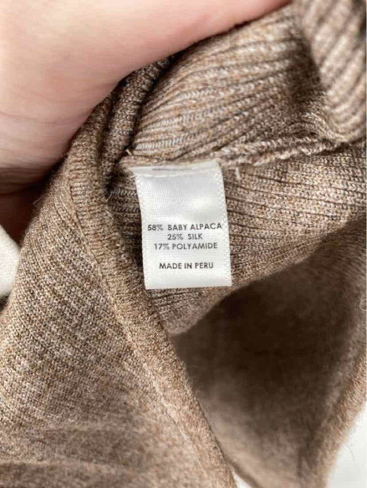 Size S Brown Knit Luxury - Sweater