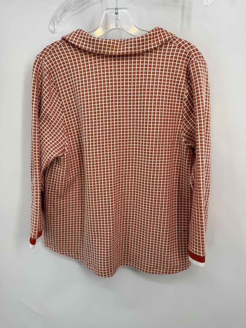Size L ORANGE PRINT Shirt