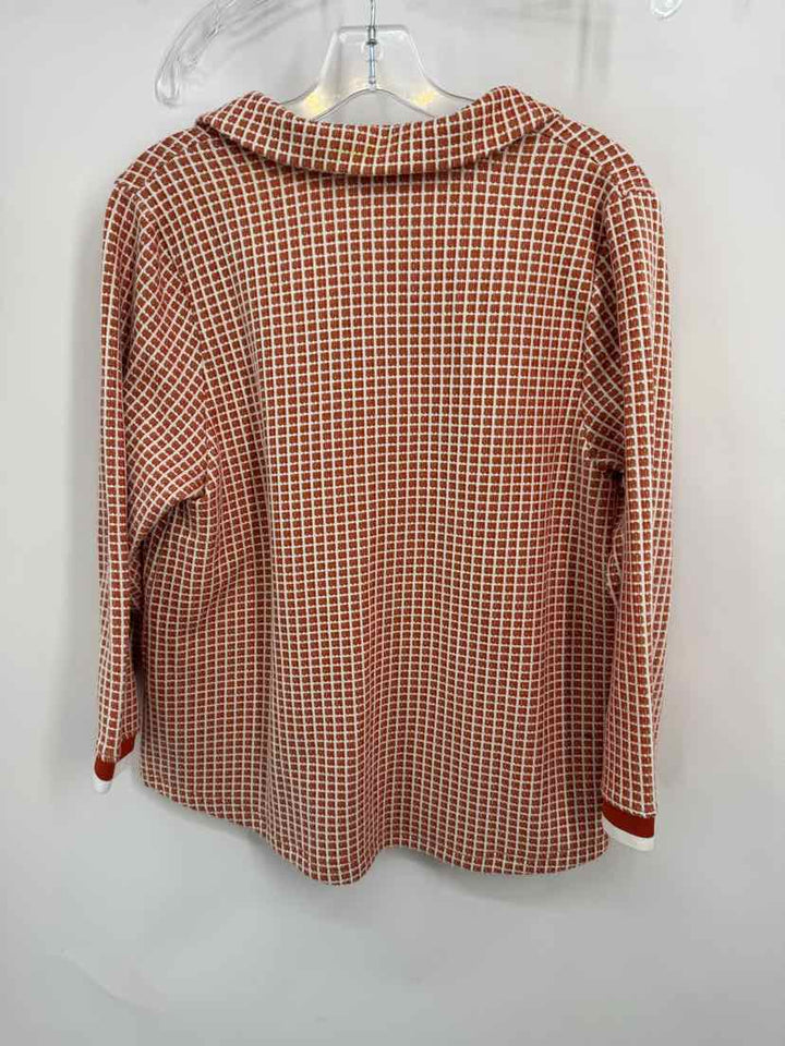 Size L ORANGE PRINT Shirt