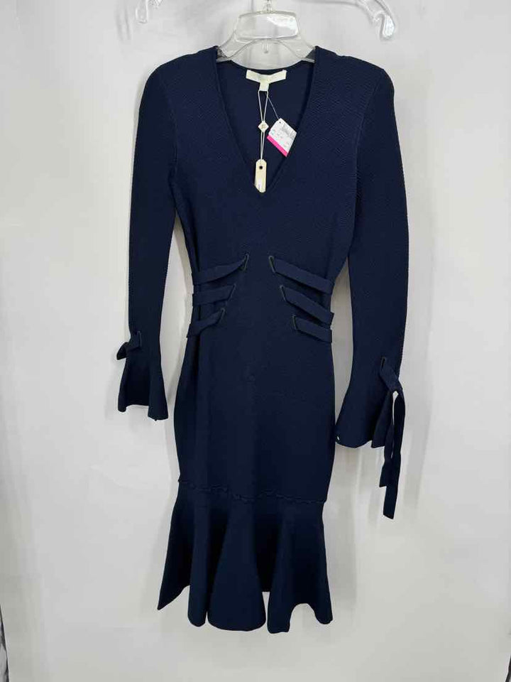 Size XS JONATHAN SIMKHAI Navy Knit Dress