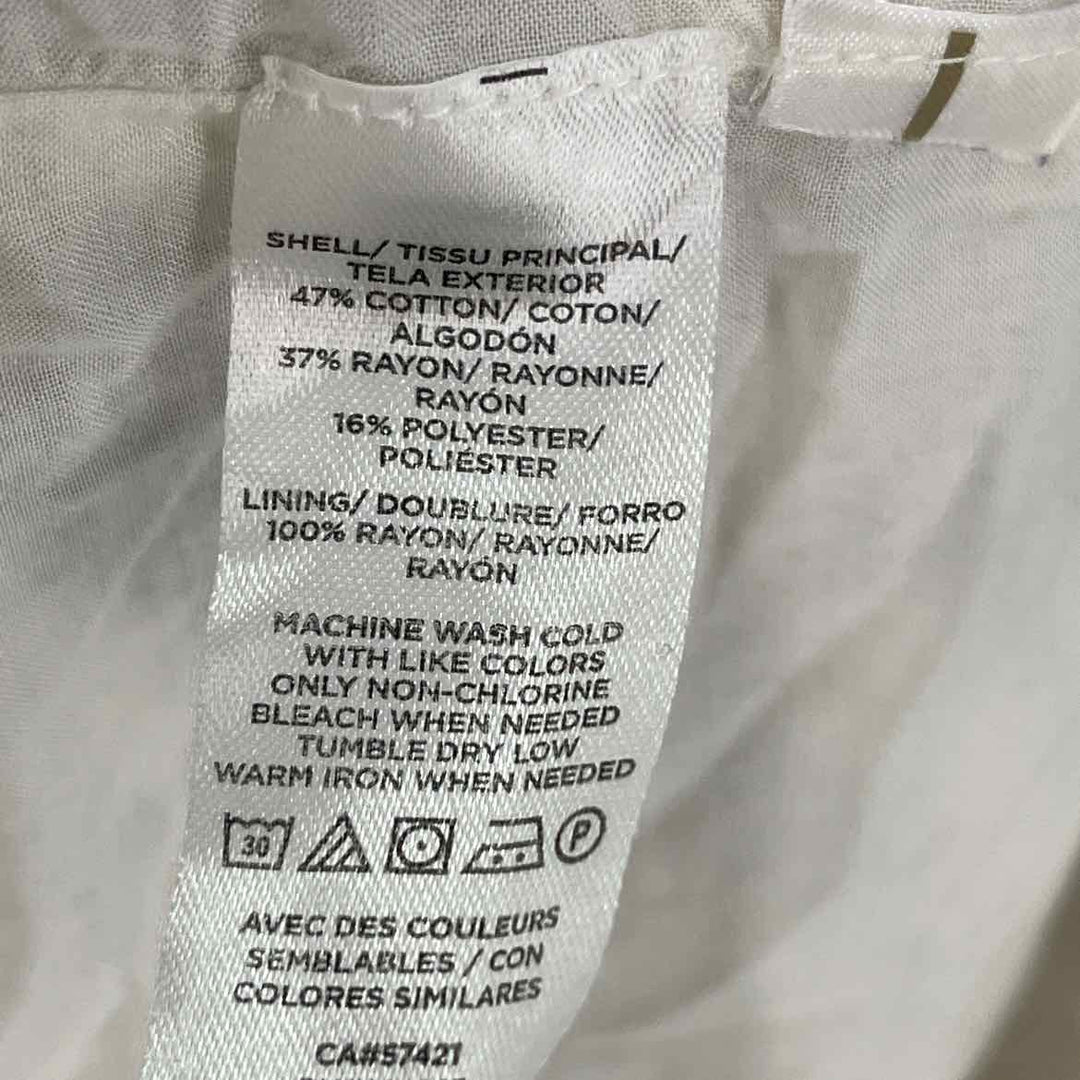 Size L LOFT White Dress