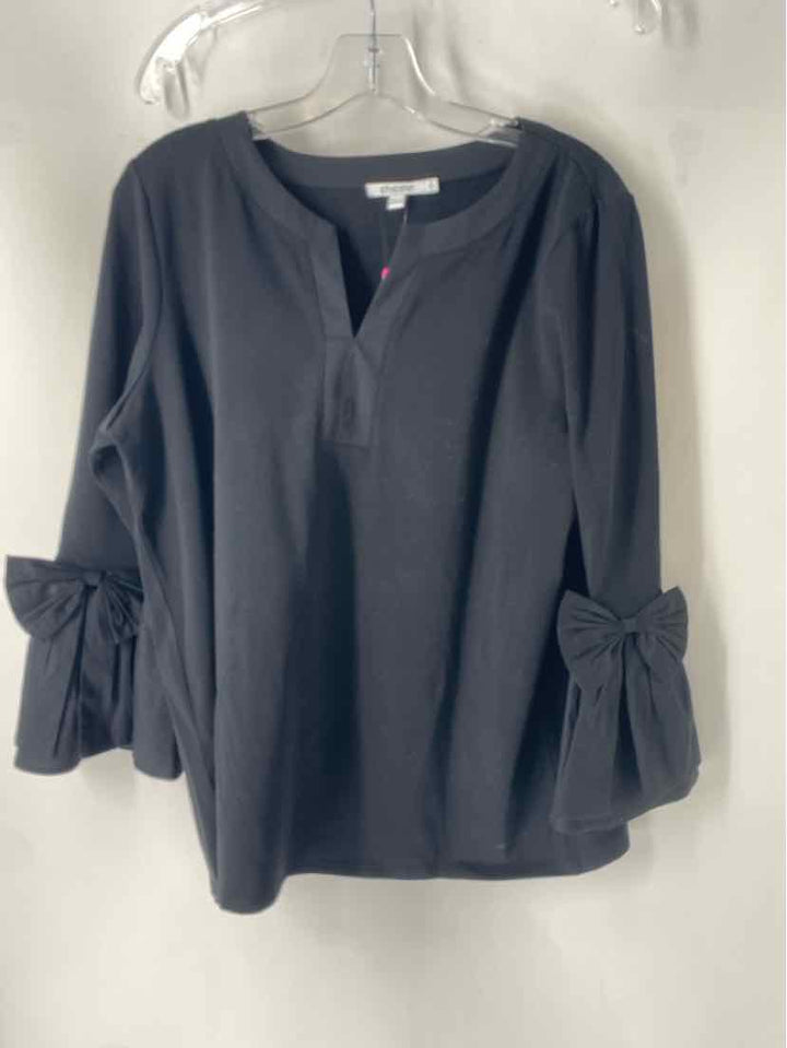 Size L Chico's Black Shirt