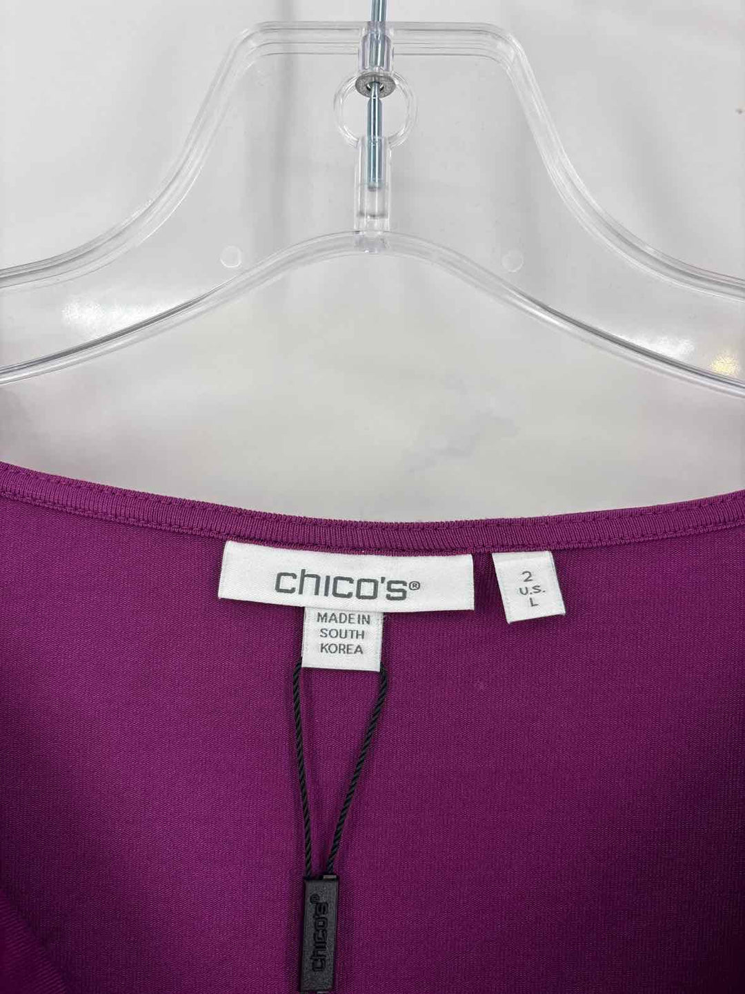 Size L Chico's Fuschia Shirt