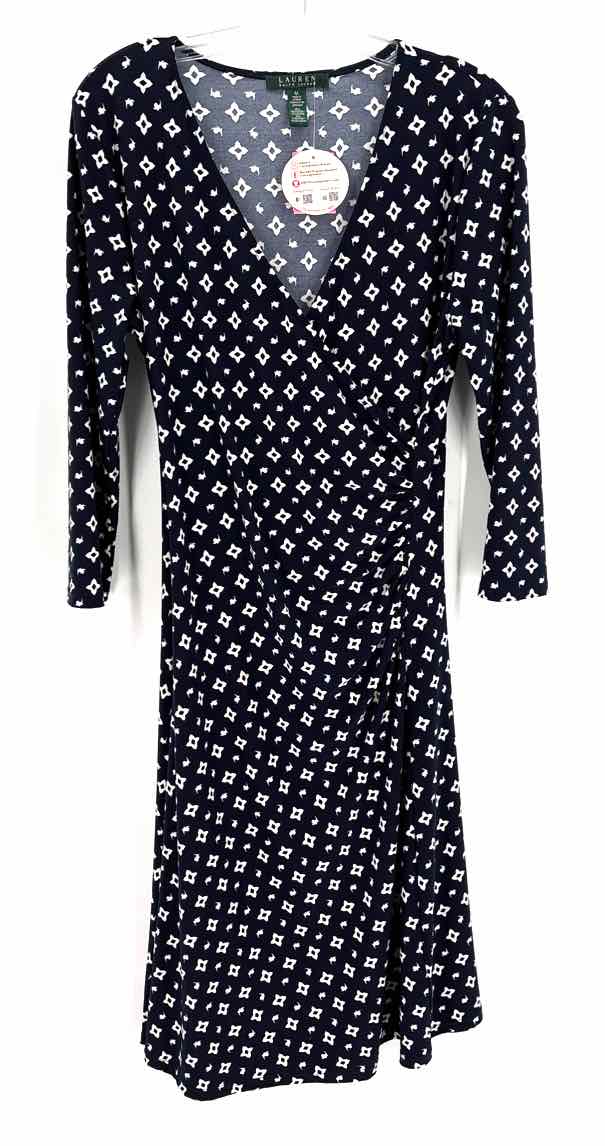 Size M RALPH LAUREN Navy Dress