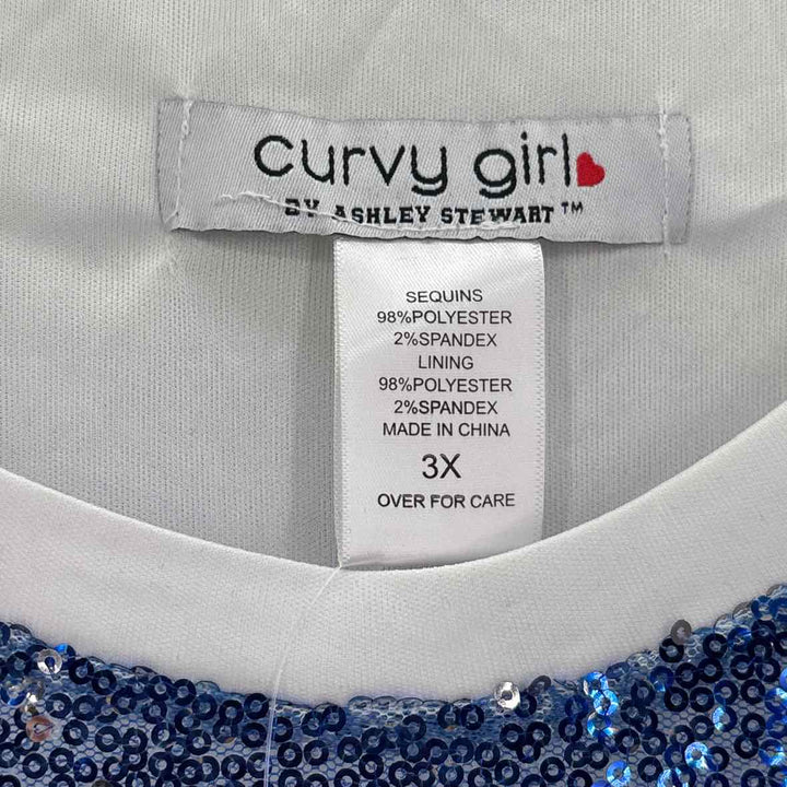 Size 3X Ashley Stewart Multi-Color Dress