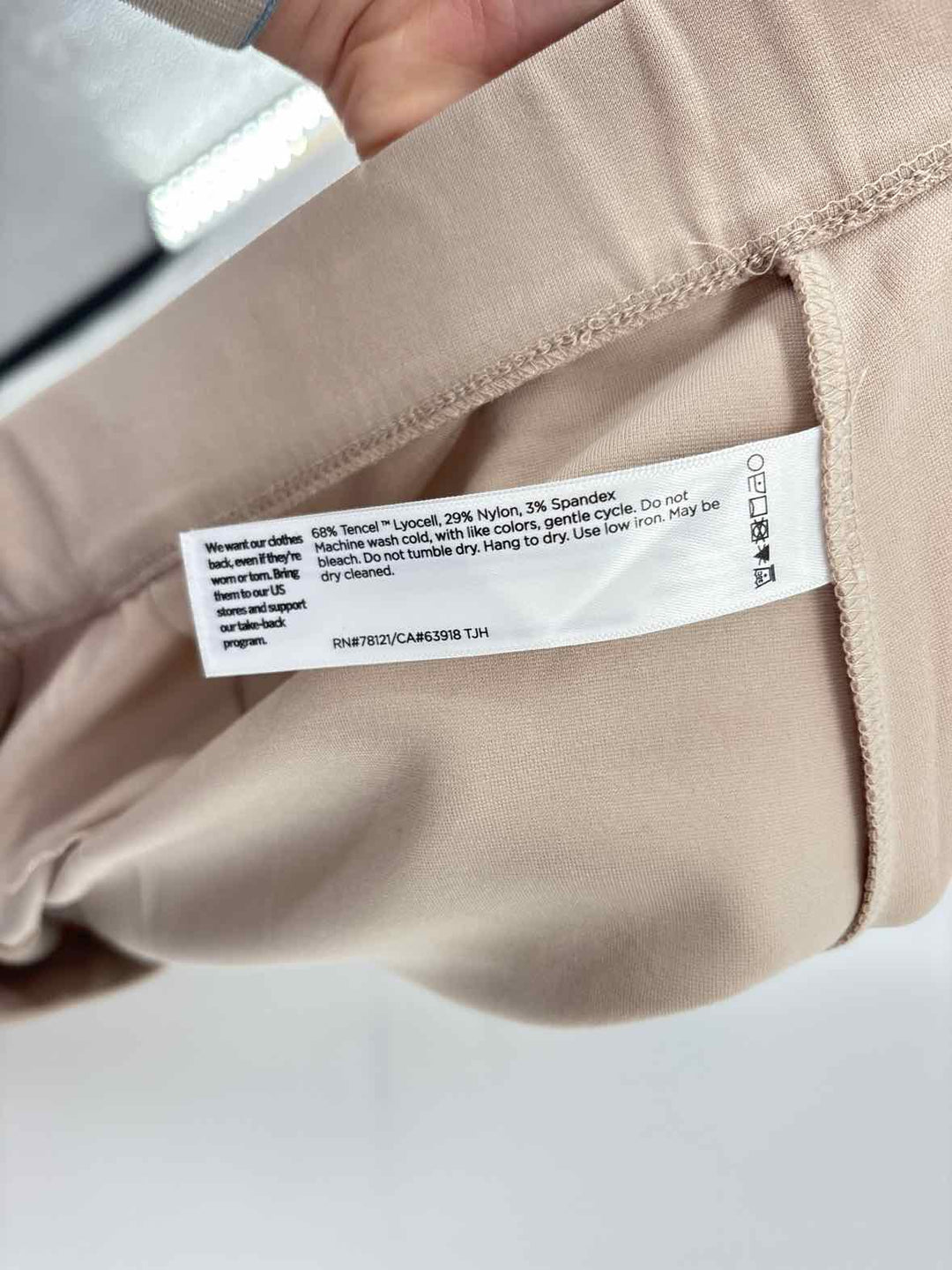 Size M Eileen Fisher Tan Pants