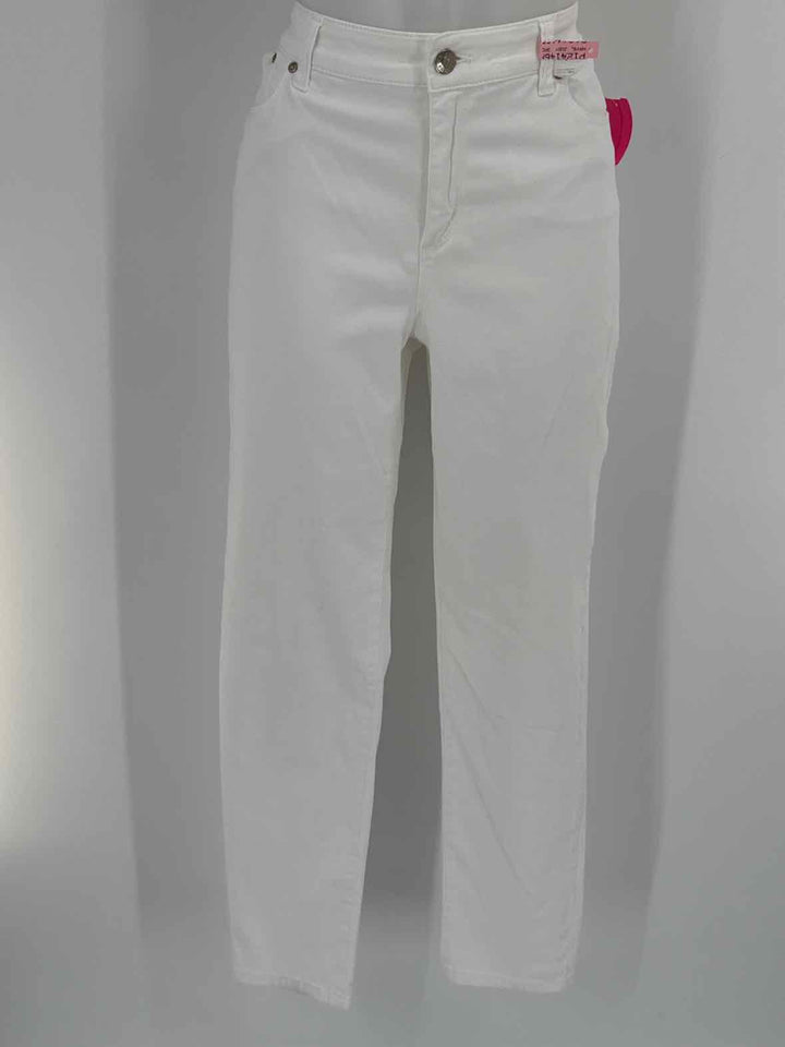 Size M Chico's White Cotton Pants