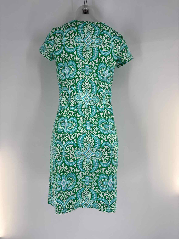 Size XS Talbots Blue Print Dress
