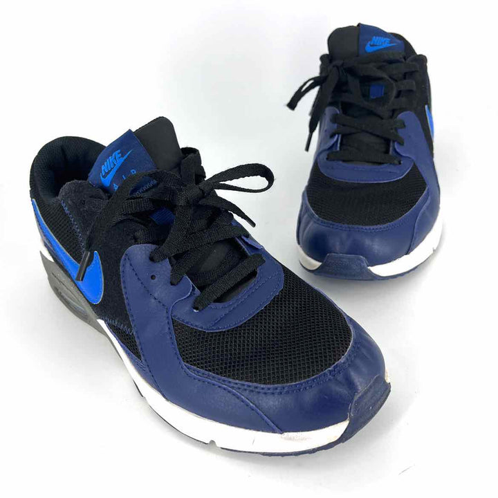 Shoe Size 40 Nike Navy Leather Knit Sneakers