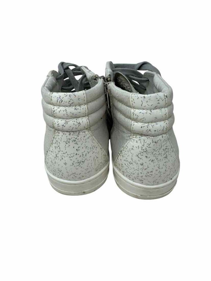 Shoe Size 38 P448 Ivory Leather Sneakers