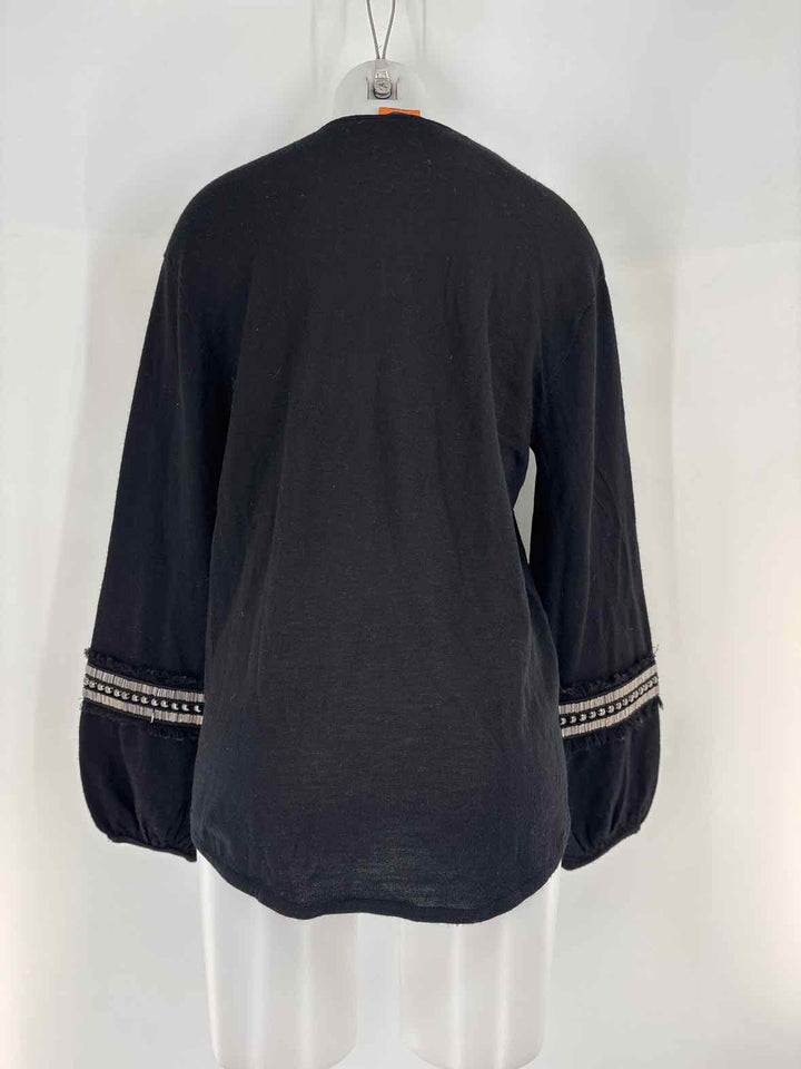 Size L Tory Burch Black Sweater