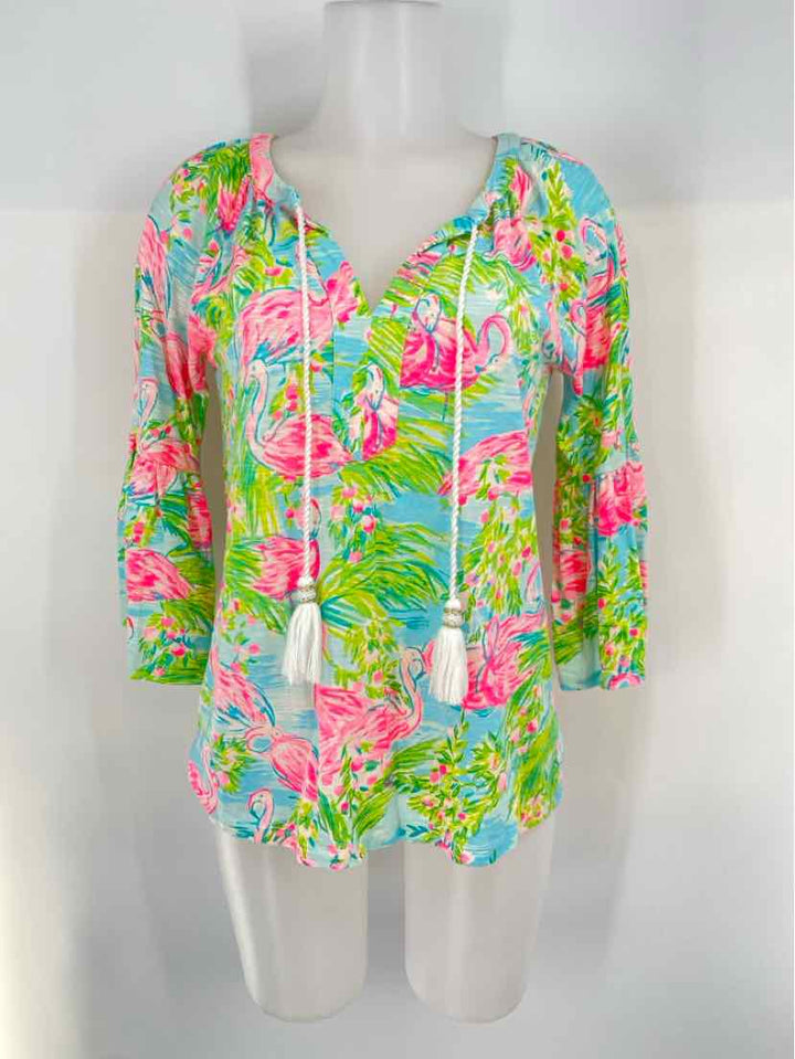 Size S Lilly Pulitzer Multi-Color Shirt