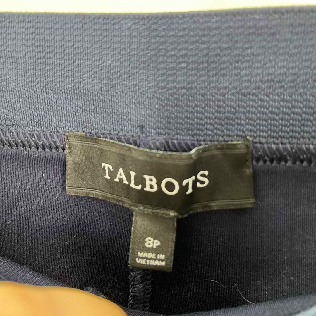Size 8 Talbots Navy Knit Pants