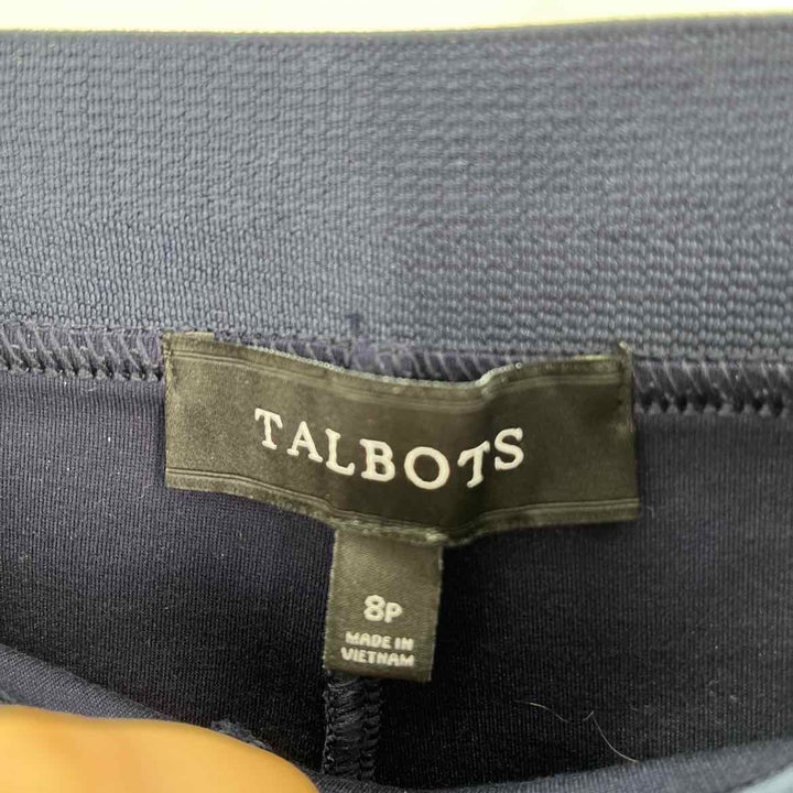Size 8 Talbots Navy Knit Pants