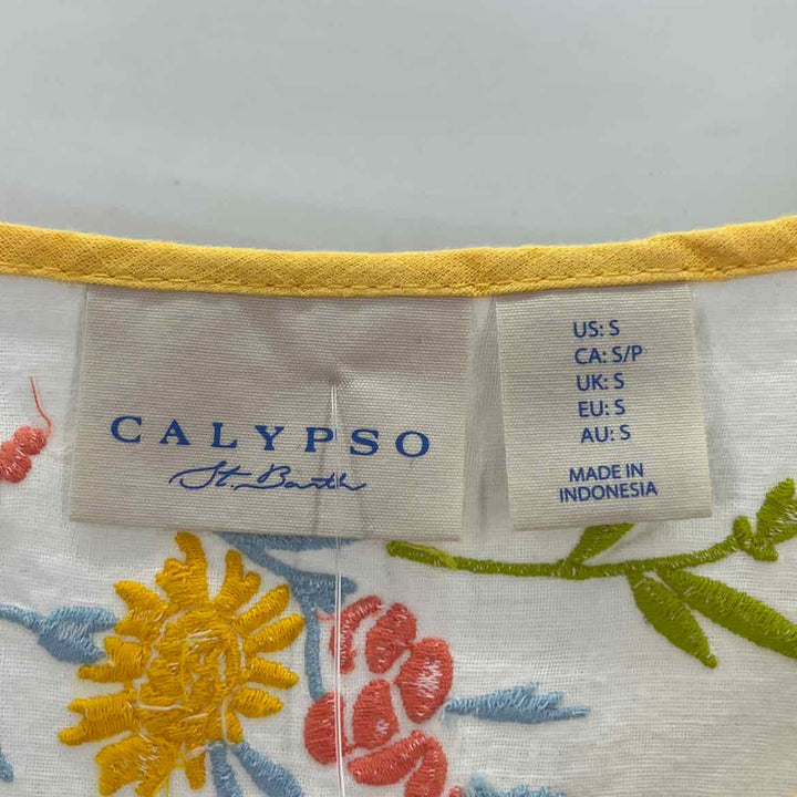 Size S CALYPSO White Knit Dress