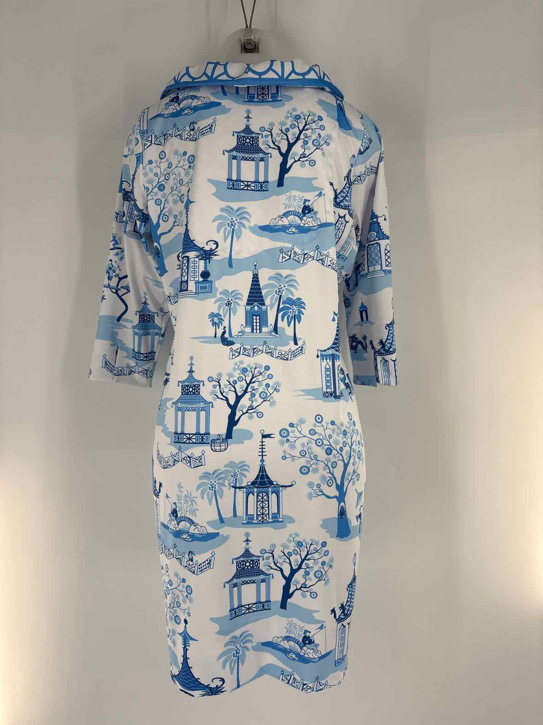 Size XL Gretchen Scott White Print Dress