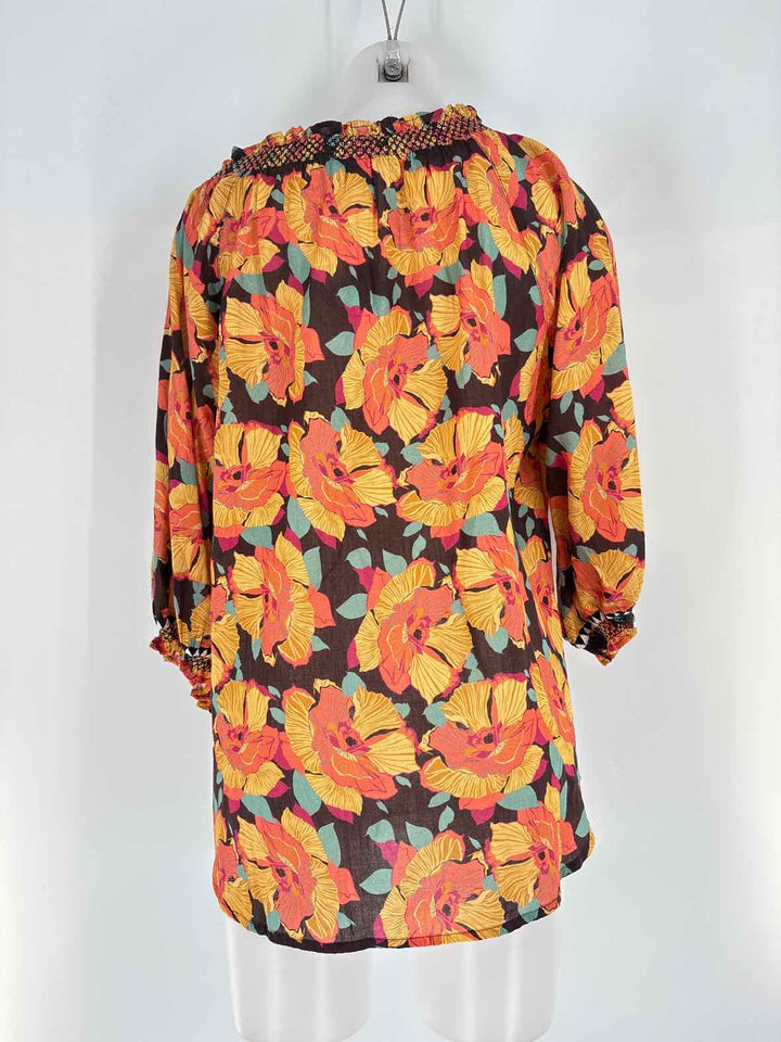 Size M sundance ORANGE PRINT Shirt
