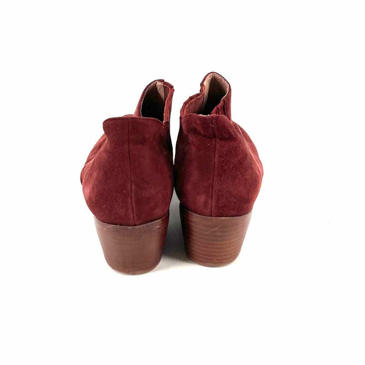 Shoe Size 10 Anthropologie Red Leather Boots