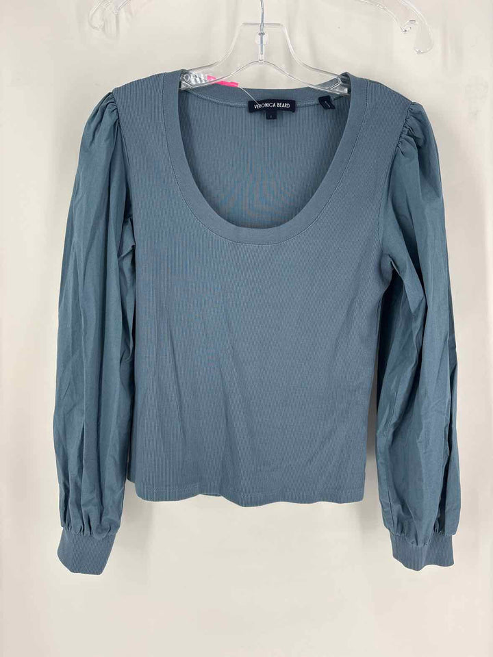 Size S VERONICA BEARD Blue Shirt