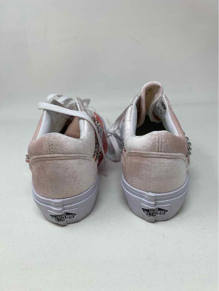 Shoe Size 7.5 Vans Pink Velour Sneakers