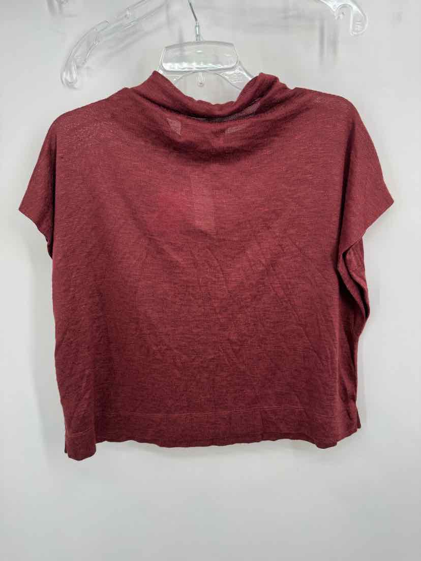 Size L Anthropologie Burgundy Sweater