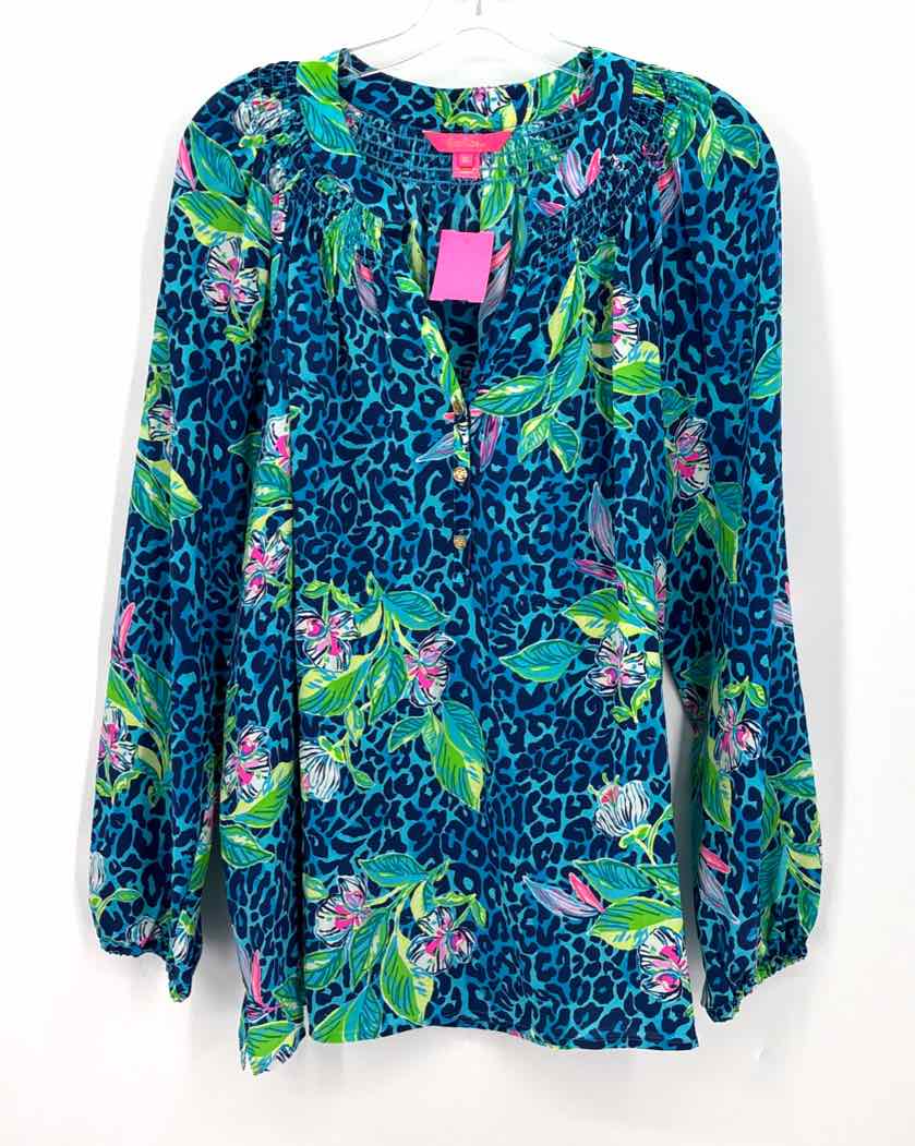 Size XL Lilly Pulitzer Blue Shirt