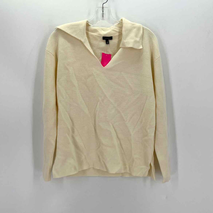 Size M Talbots Ivory Knit Sweater