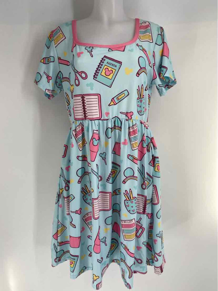 Size L Aqua Dress
