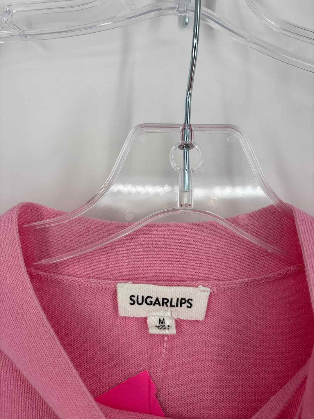 Size S SUGARLIPS Pink Sweater