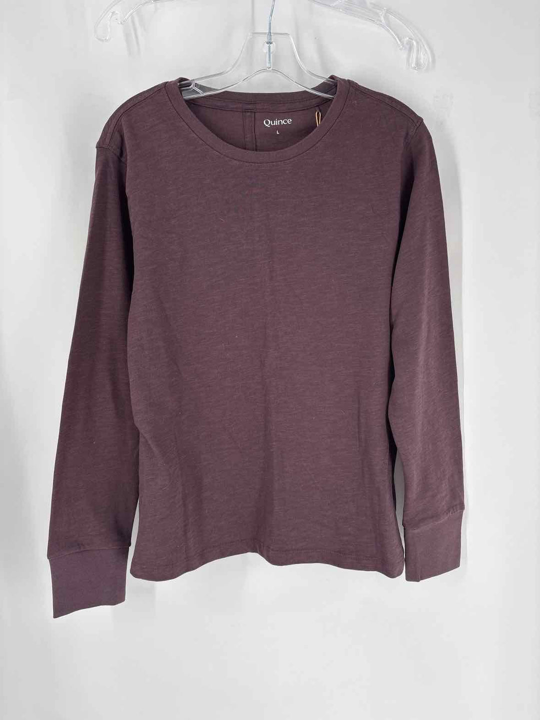 Size L QUINCE Purple Cotton Shirt