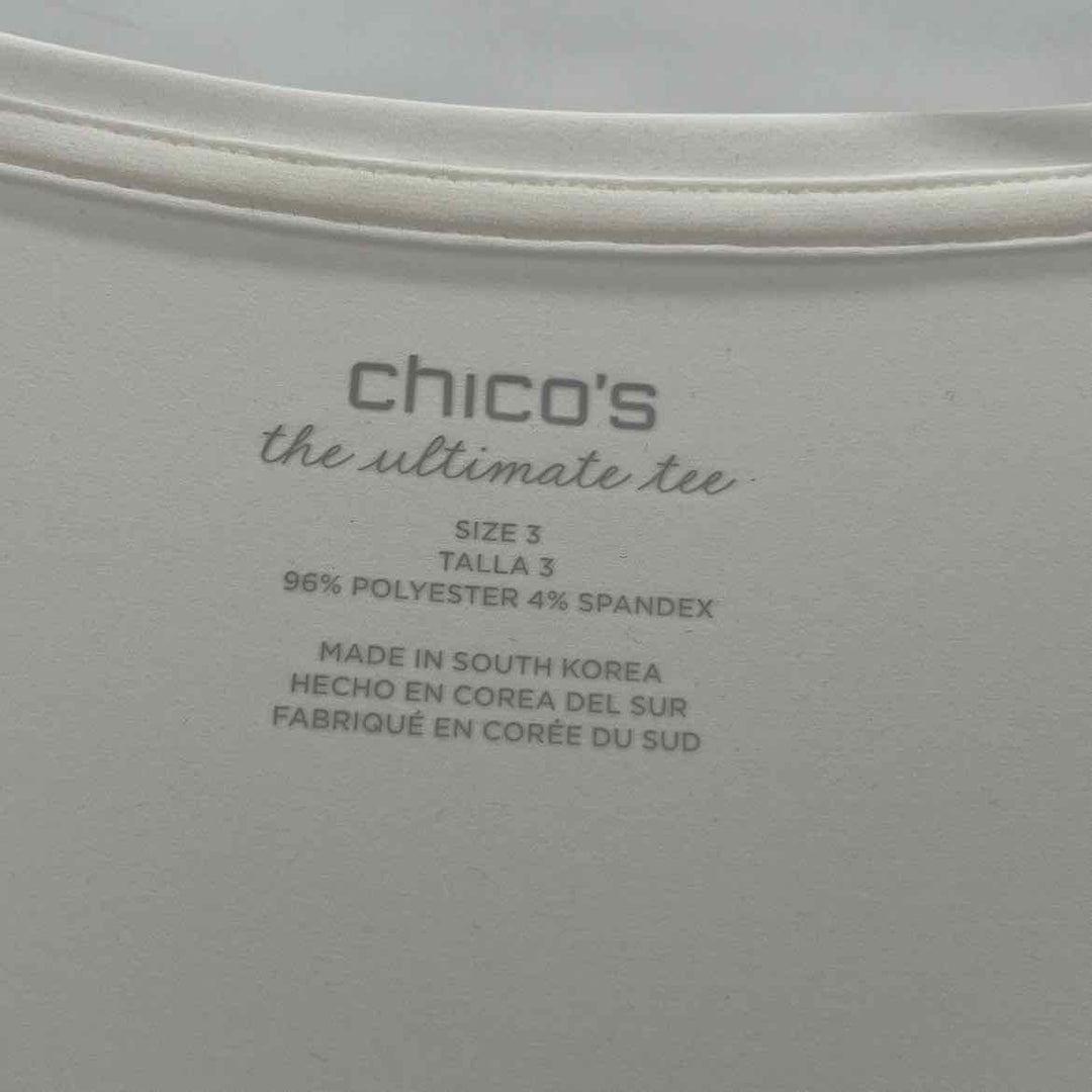 Size XL Chico's Ivory Shirt