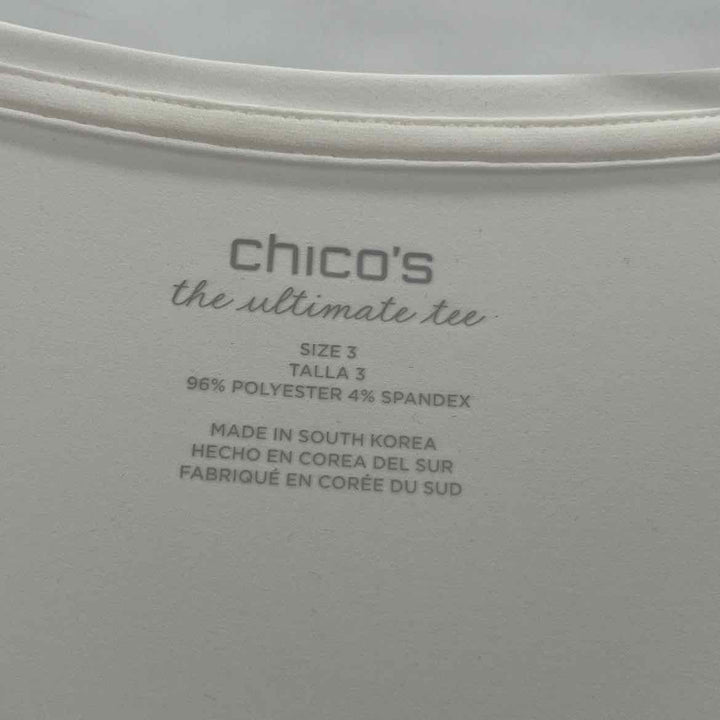 Size XL Chico's Ivory Shirt
