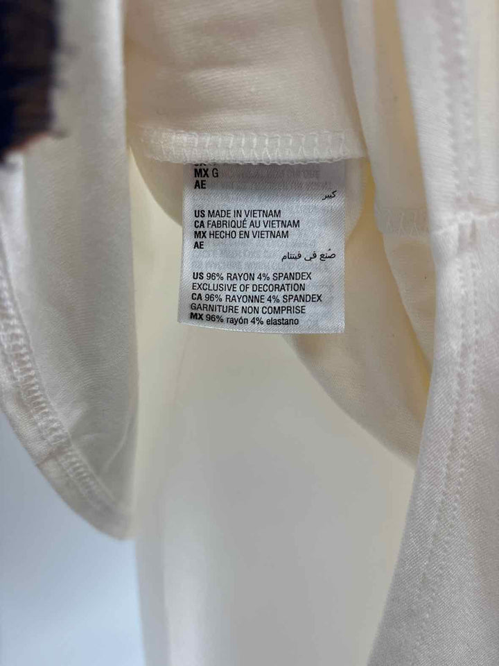 Size L ALFANI Cream Shirt