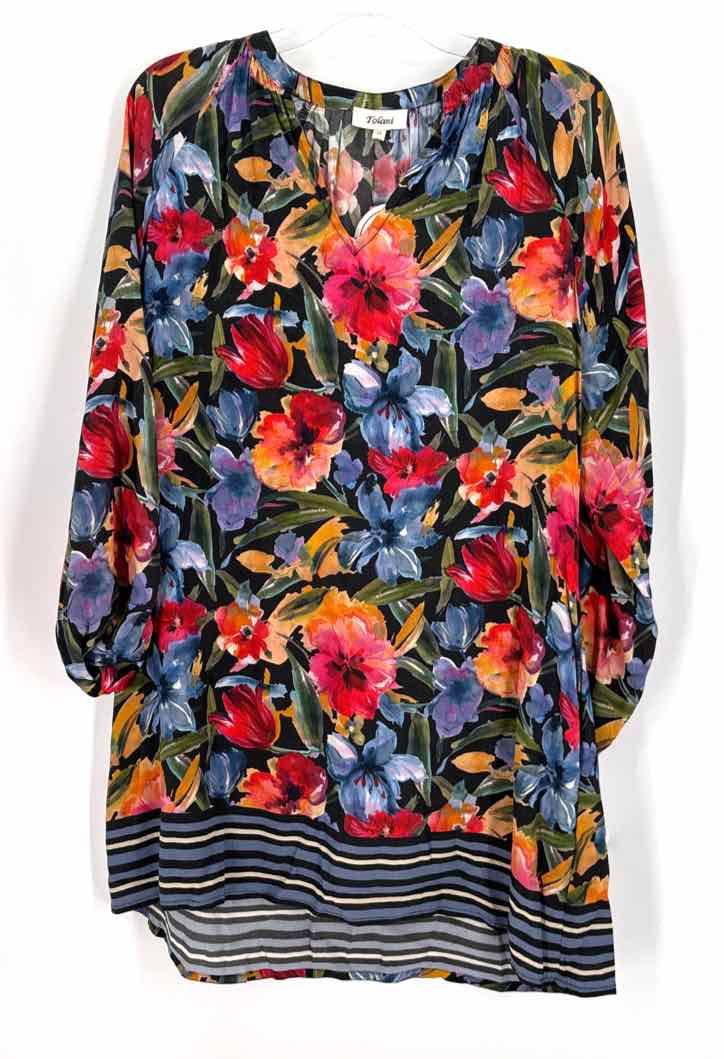 Size M TOLANI Multi-Color Dress