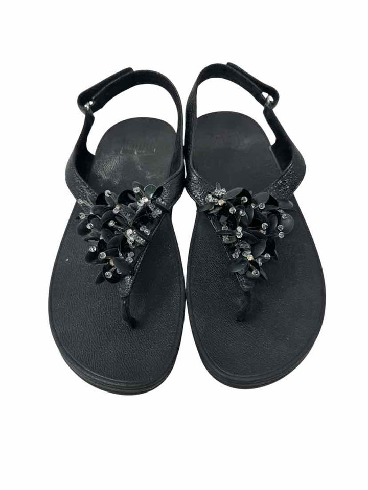 Shoe Size 9 FITFLOP Black Sandals