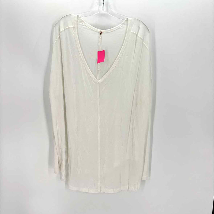 Size L FREE PEOPLE White Shirt