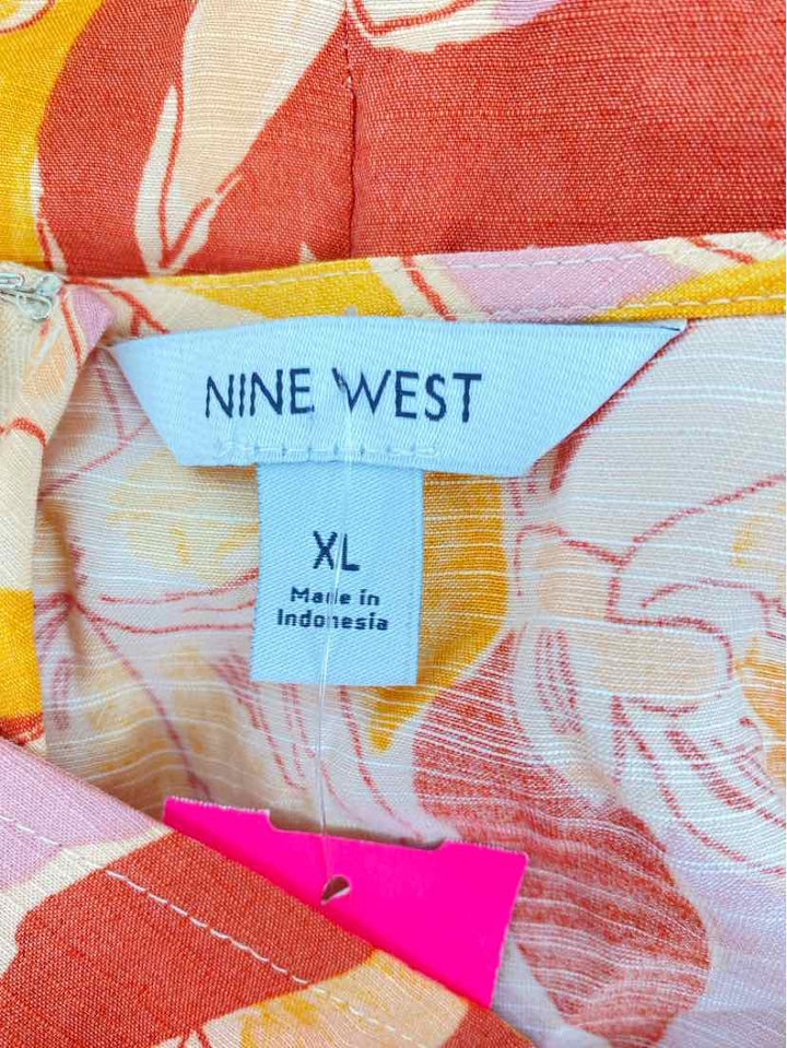 Size XL Nine West Orange Dress