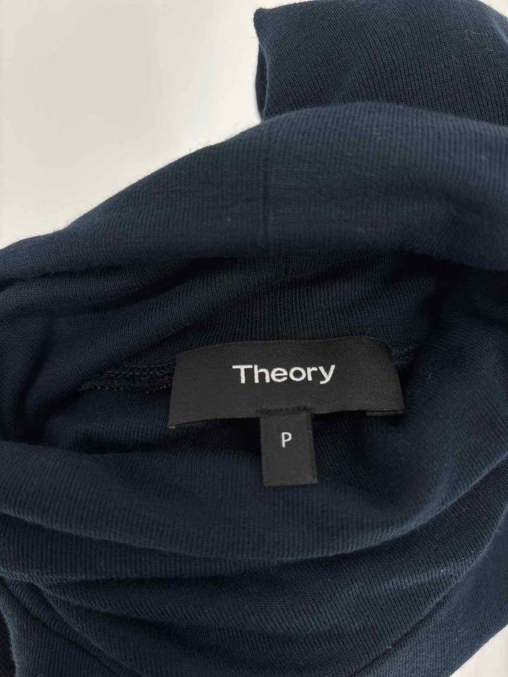 Size Petite THEORY Navy Shirt