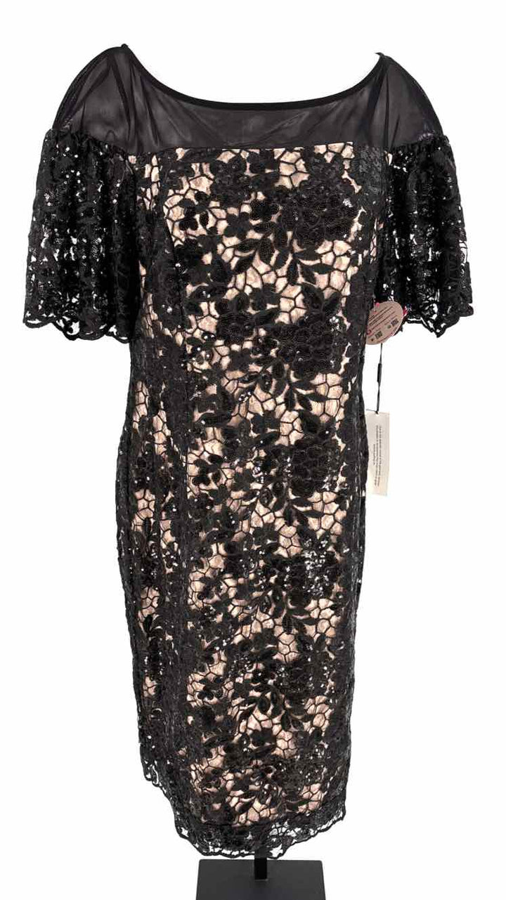 Size 16 Calvin Klein Black Lace PROM