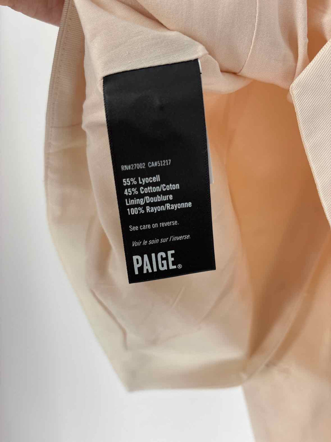 Size 2 PAIGE Cream Vest