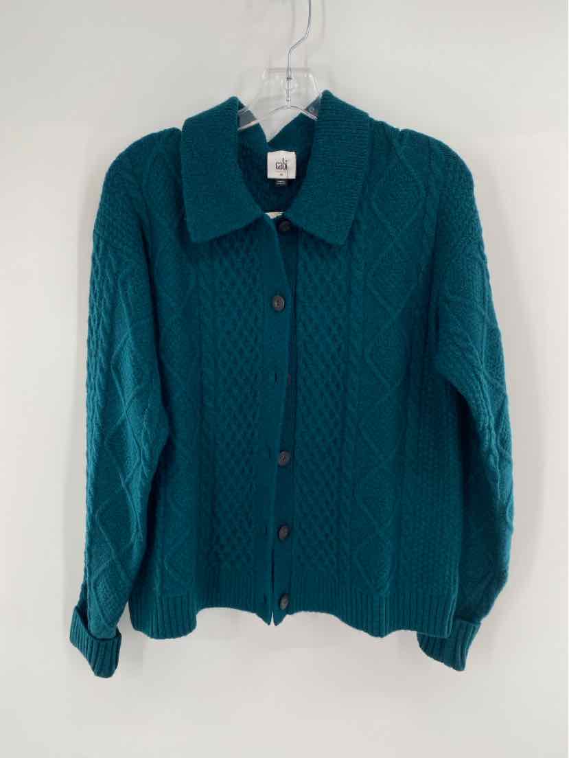Size M CABI Teal Sweater