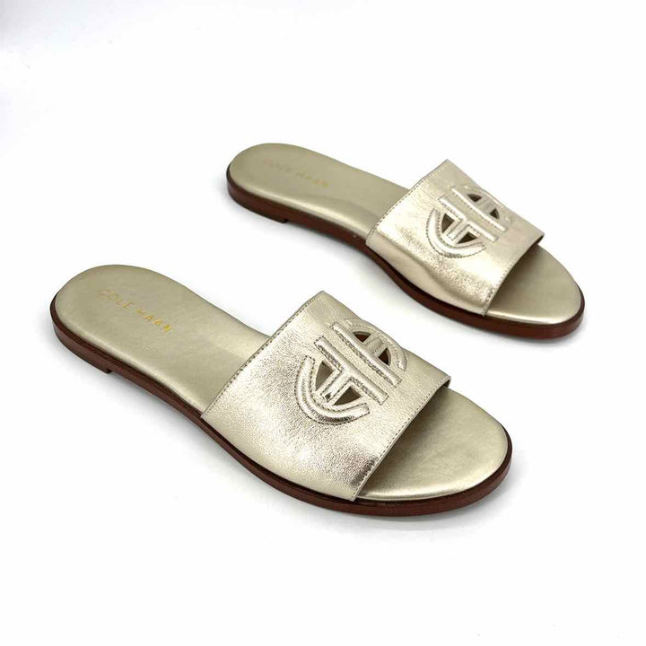 Shoe Size 7.5 Cole Haan Gold Sandals